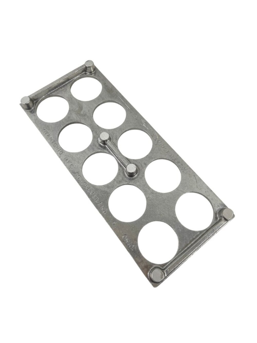 Vitantonio Mold Press Cast Aluminum 10 Hole Form Vintage Pasta Kitchen Tool - Picture 4 of 9